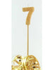 Glittered Gold Candle No. 7
