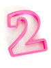 Large Number 2 Cookie Cutter