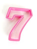 Large Number 7 Cookie Cutter