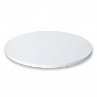 White Round Masonite Cake Board 16 Inch