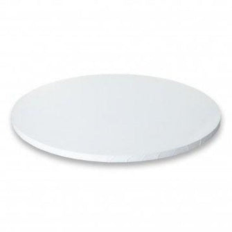 White Round Masonite Cake Board 6 Inch