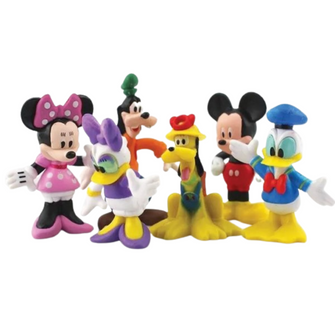 Mickey and Friends Plastic Figurines Set of 6