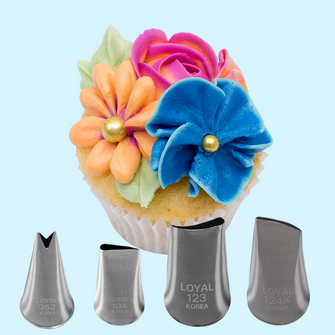 Loyal Mya Floral Piping Tips 4 Set