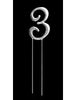 Number Topper Plain 3