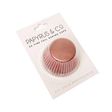 Medium Rose Gold Foil Baking Cups 50 Pack