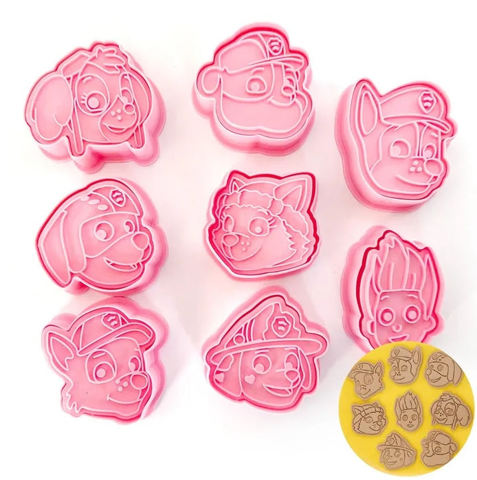 Paw Patrol Cookie Cutter 8 Set SugarTime Cake Decorating Australia