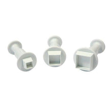 Square Plunger Cutters Set of 3