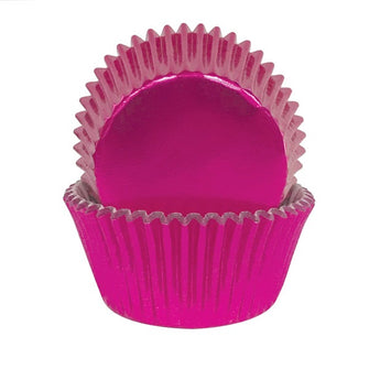 408 Pink Foil Baking Cups 72 Pack