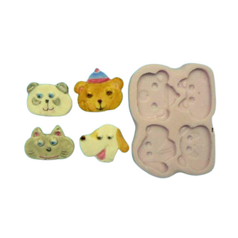Playtime Animal Faces Mould