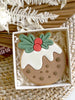 Little Biskut Christmas Pudding Cutter and Embosser Set