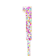 Rainbow Glitter Number 1 Topper