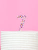 Rainbow Glitter Number 7 Topper