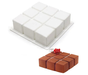 Single Sided Rubix Cube Silicone Mould