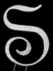 Diamante 7cm Letter S