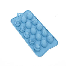 Small Choc Decorated Easter Egg Silicone Mould