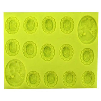 Silicone Mould Cameo Set of 15
