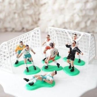 Soccer Team Cake Topper with Goals