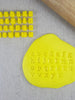Lowercase Typewriter Embosser Stamps