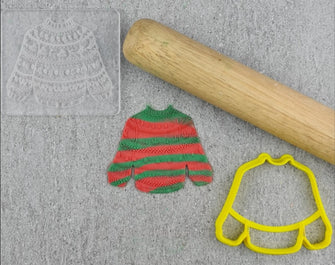 Ugly Sweater Debosser and Cutter Set