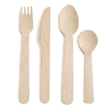 Wooden Cutlery Set 48pcs