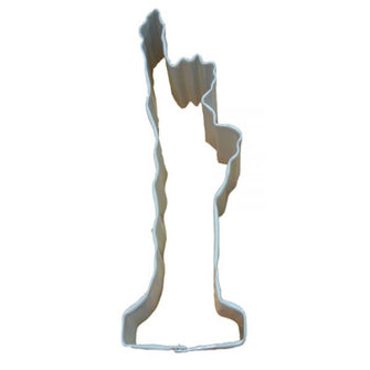 Cookie Cutter Statue of Liberty 4 Inch White