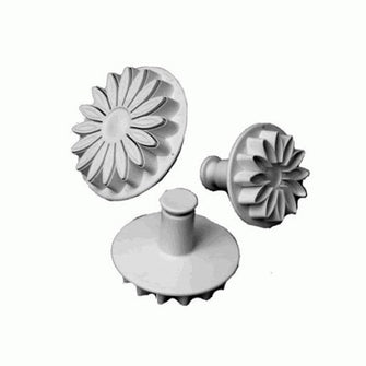 Sunflower Gerbera Daisy Plunger Cutter 3 Set