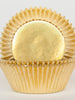 Metallic Gold Patty Cake Cases - 50 Pack