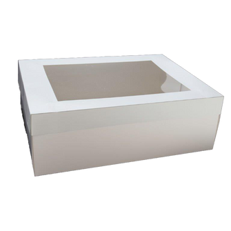 Slab Cake Box with Window - 16 Inch x 14 Inch
