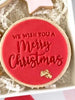 Little Biskut We Wish You a Merry Christmas Embosser